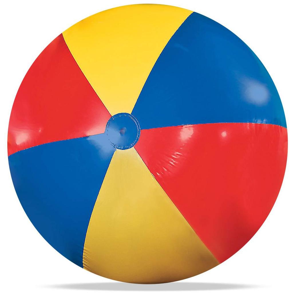 Large Colorful Inflatable Beach Ball - Perfect for Summer Parties