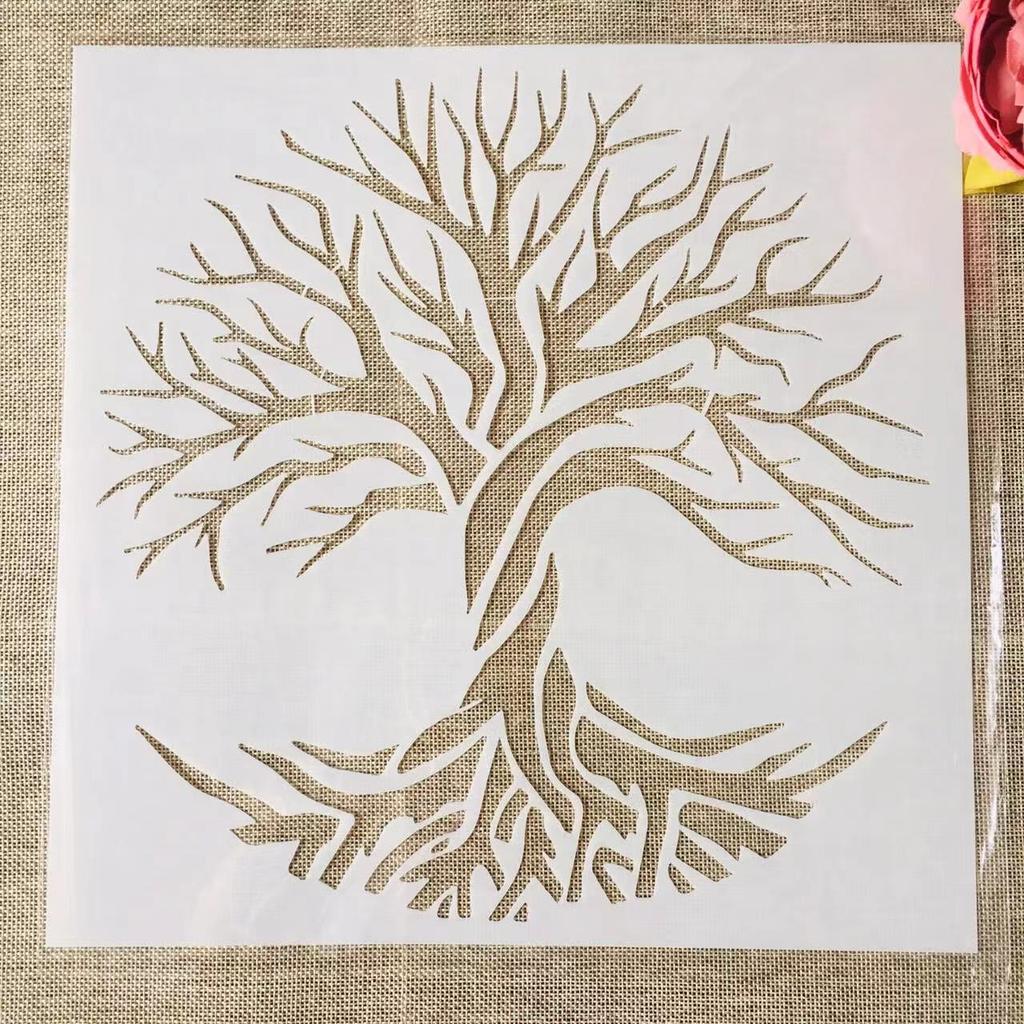 30*30cm Mandala Geometry Totem DIY Layering Stencils Wall Painting Scrapbook Coloring Embossing Album Decorative Template