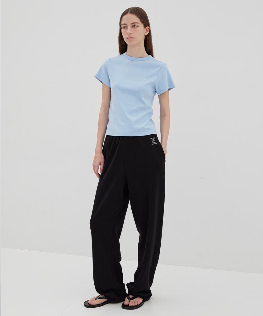 Leuba De Base Cotton T-Shirt - Sky Blue
