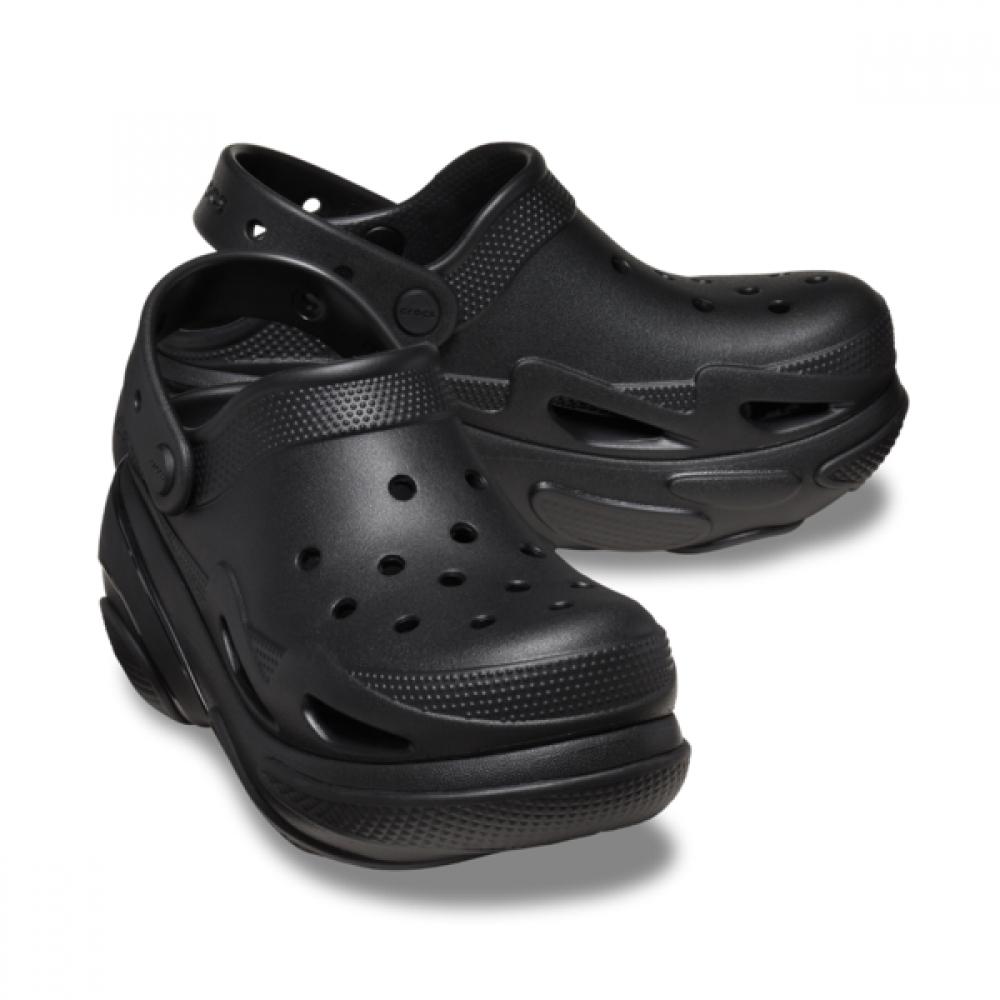 Crocs Unisex Bubble Crush Clog Sandal Slipper Platform Black 210061 0wc