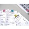 TOHKIN Slide Clip Clear SCC-S10M Mixed Color Size S 10 Pcs Document Organizer Made in Japan