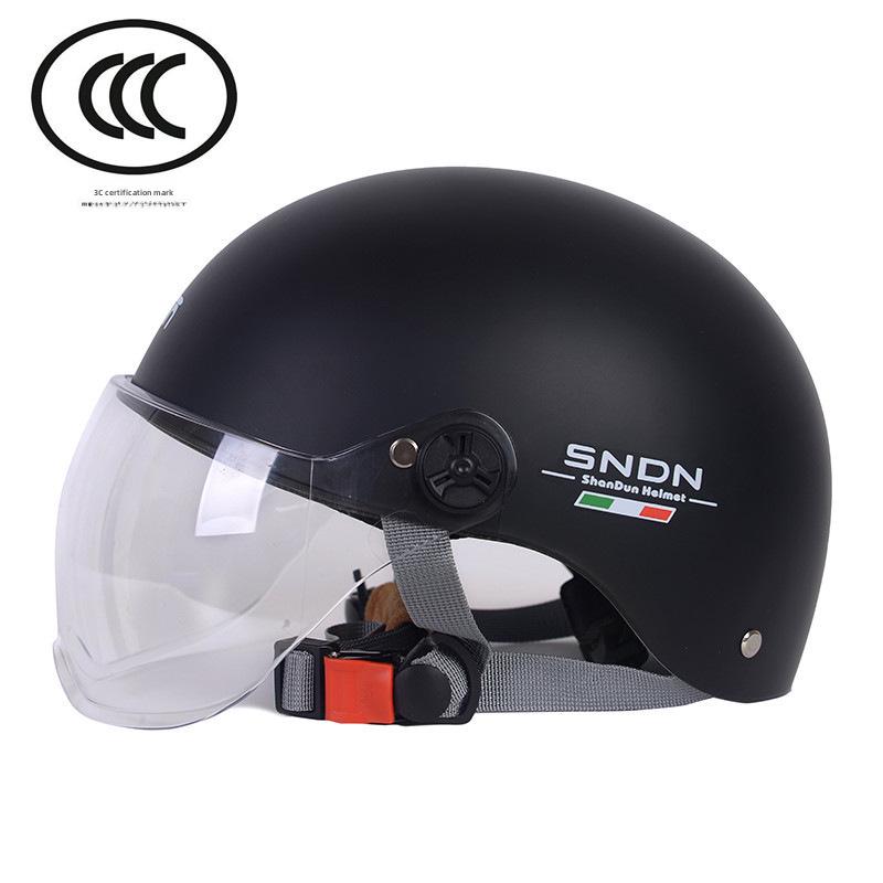3C Certified Flash Shield Helmet for Electric Cars and Motorcycles - UV Protection, Women's Summer, Men's Four Seasons, Universal Fit