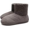 COFACE Room Plus Size Boa Winter 14 Sizes Cm Size Men's Slippers, Boots, Warm, Quiet, Washable, Colors, 24.0-31.0 (AR5893-Gray, 30.0 Cm)