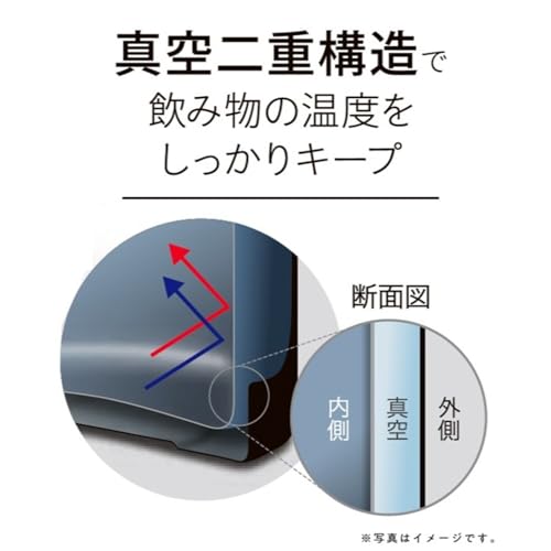Perlmutt-Metall-Isolier-Tischkanne, 1,1 L (1100ml), Edelstahl, Vollständig Vakuum-gereinigt, Doppellagig, mit Griff, Geeignet für den Außenbereich, Weiß