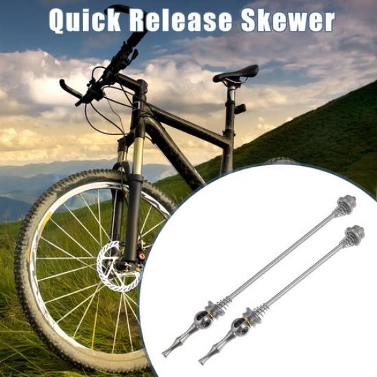 Paar Vordere Hintere Schnellspannachsen Speer für Fahrrad 140mm 180mm Titan-Ton