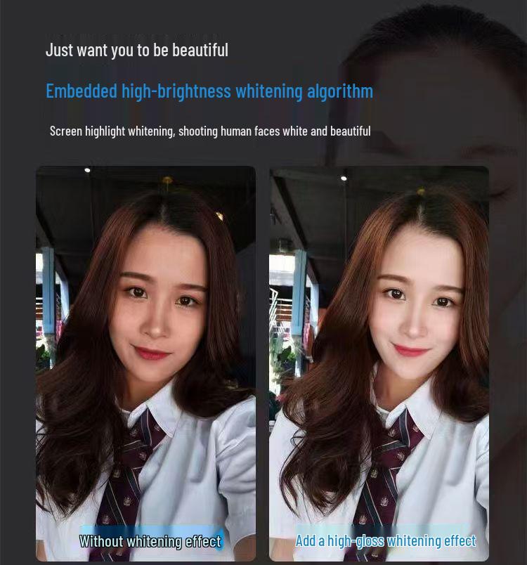 Three-in-One 2K Video Conferencing Camera with Dual Microphones