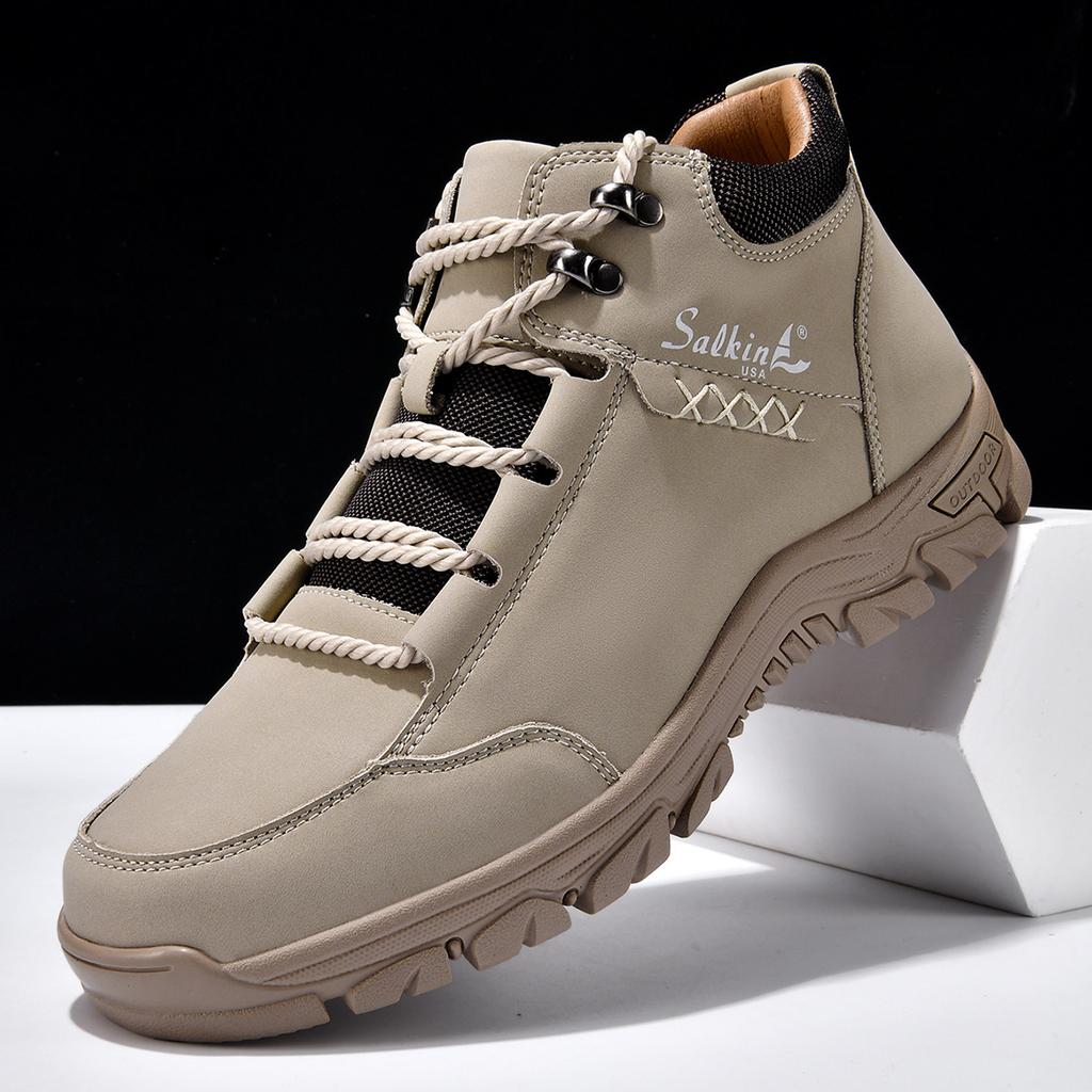 Independent Station Popular Men's Outdoor Casual Shoes British Retro 2025 Direct Supply Patented Latex Insoles