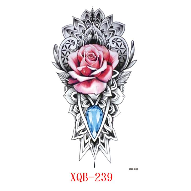 Small Full Arm Tattoo Stickers, Flower Letters, Animal Tattoo Stickers Stickers Tattoo