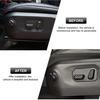 24+ For Jeep Wrangler JL JT Carbon Fiber Seat Adjustment Handle Cover Frame Trim