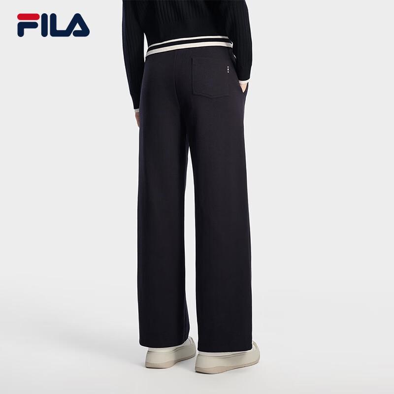Fila Women's Knitted Straight-Leg Casual Pants
