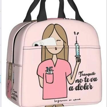 Portable Bento Bag Cartoon Thermal Insulation Bag Aluminum Foil Lunch Bag Student Bento Bag Thickened Thermal Insulation Lunch Box Bag