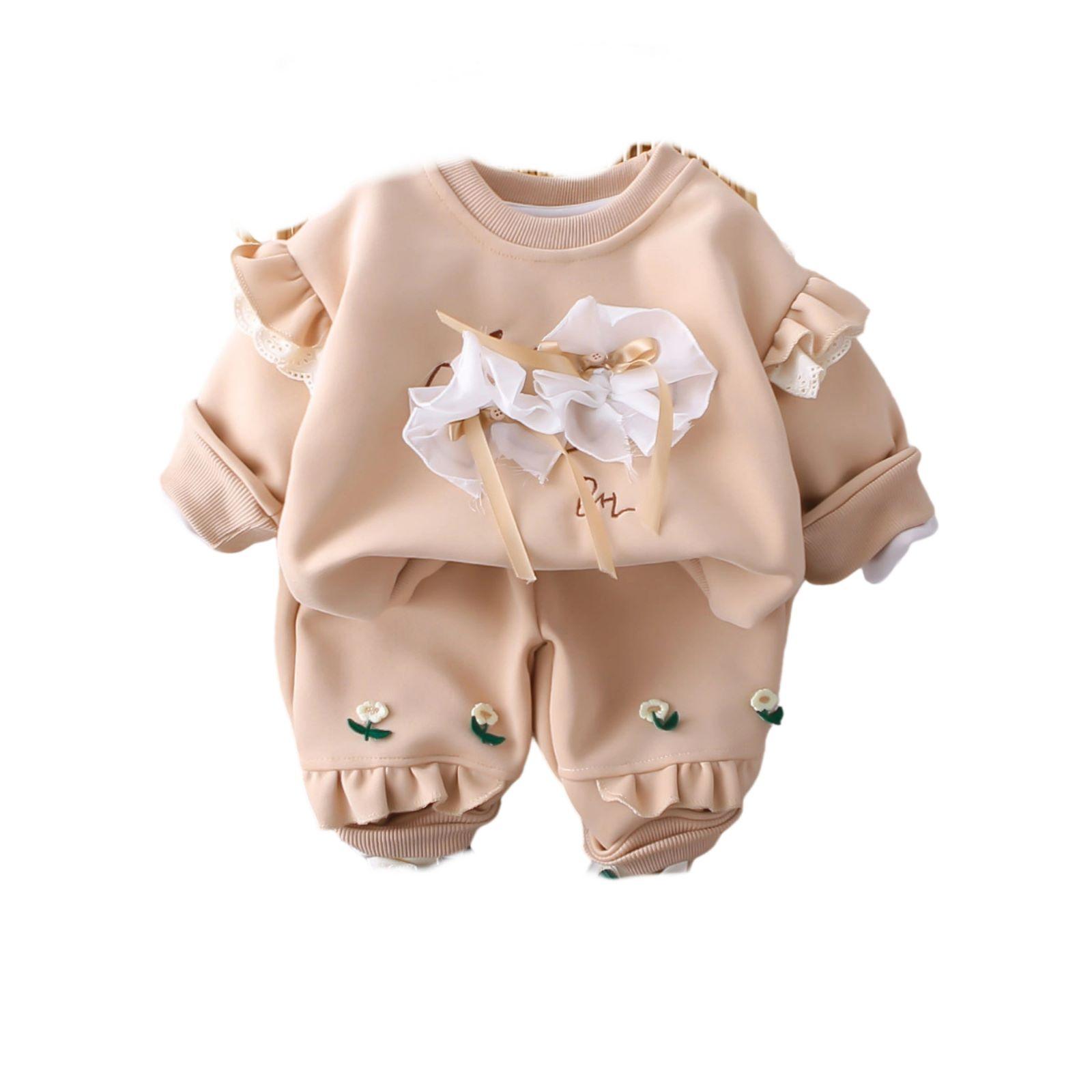 

Детский повседневный комплект с длинным рукавом, удобные наряды для повседневной носки 120