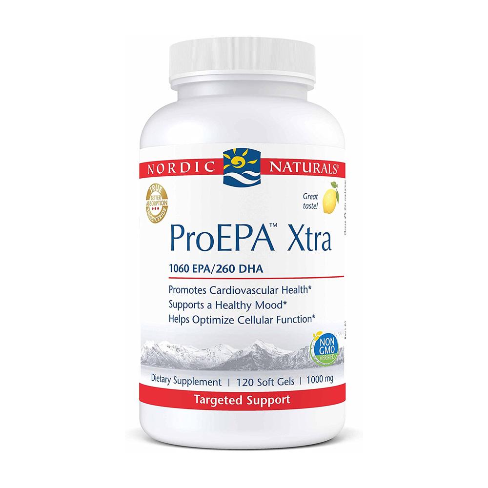 ProEPA Xtra 1640 mg EPA 1060/DHA 260 Lemon Taste, 120 Softgels