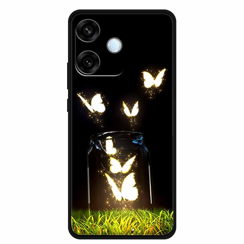 For Oppo A5 Pro 4G 5G Case 6.67" Soft TPU Silicone Funda Cut Cat Flower Painted Back Cover for Oppo A5 Pro 5G Global Shell Coque