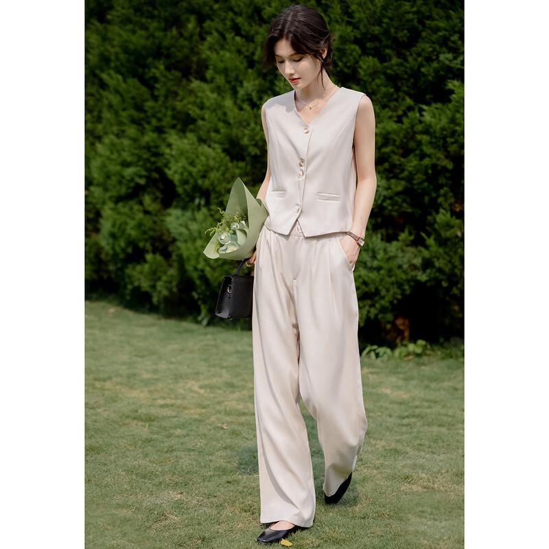 MOKANA Women's Sleeveless Shirt & Pants Set MKNJD3337
