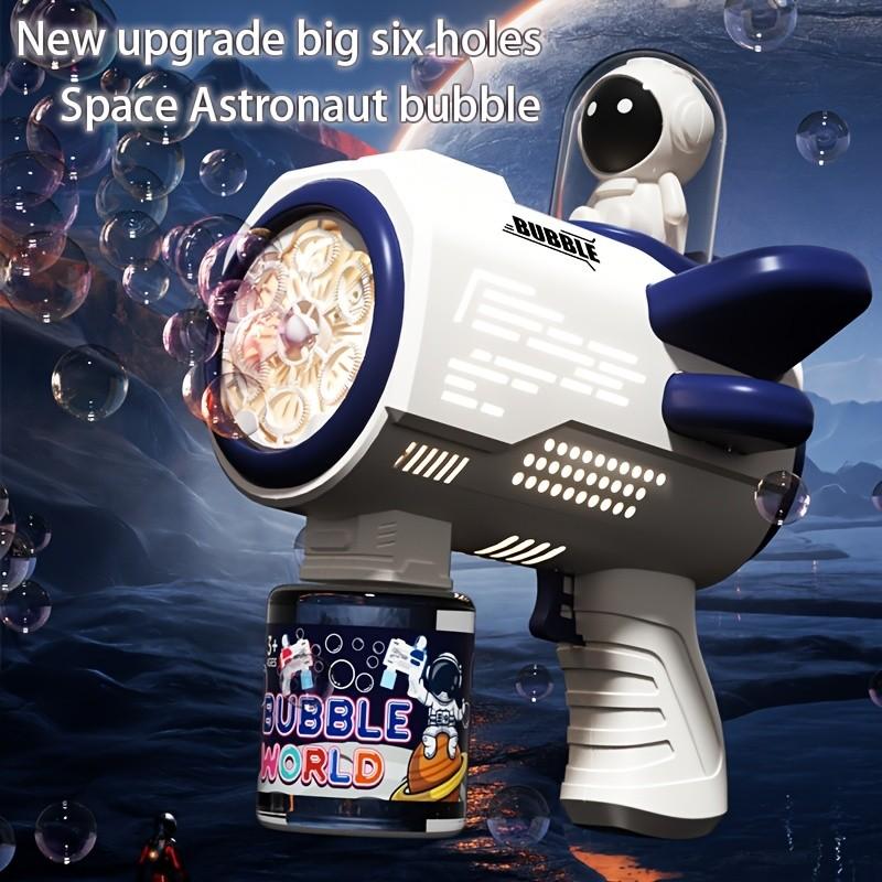 Space astronaut bubble machine, designed in Gatling style, a suitable children's gift for spring and summer outdoor activities.