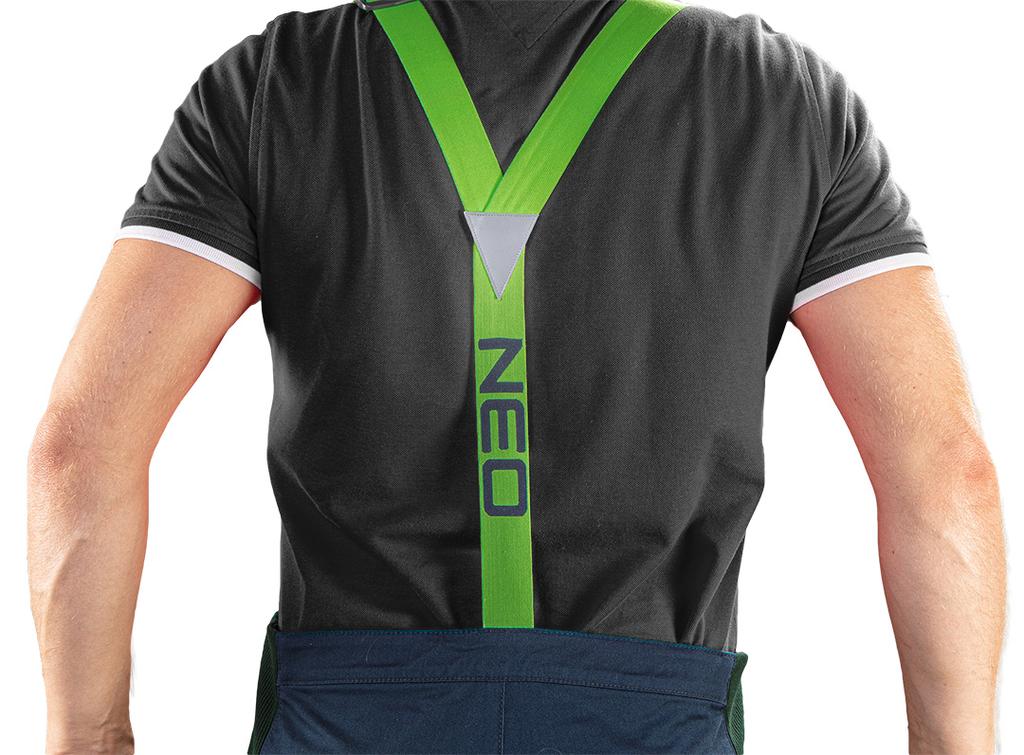 PREMIUM work dungarees, 62% cotton, 35% polyester, 3% elastane, size XXXL