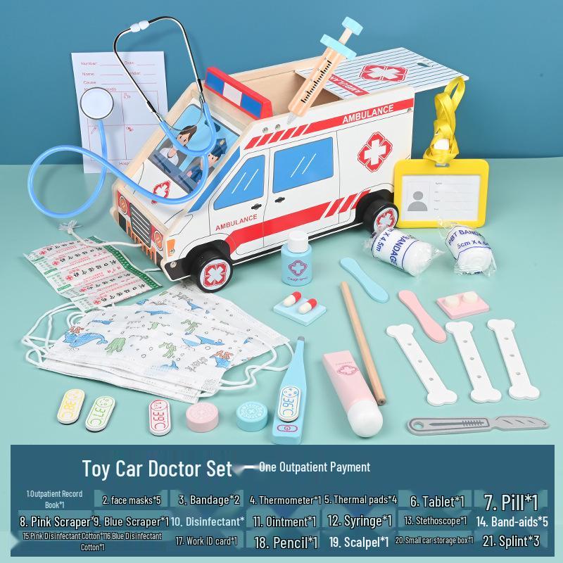 

Детский медицинский игровой набор – Игрушки для ролевых игр медсестры, скорой помощи и врача