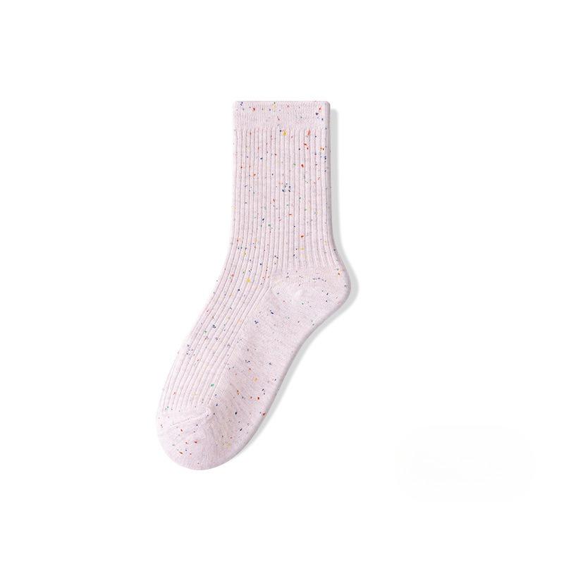 

Female Spring and Autumn Pure Cotton Sweat Absorbing Tube Pile Socks 1 pair