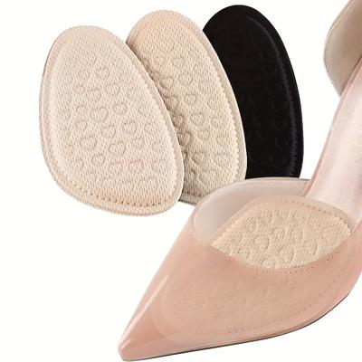 1/2/5pair Non-slip Half Insole Silicone Forefoot Pad ThickenedForefoot Pad High-heeled Shoe Insole Shoe Big Change Small Half Size Pad