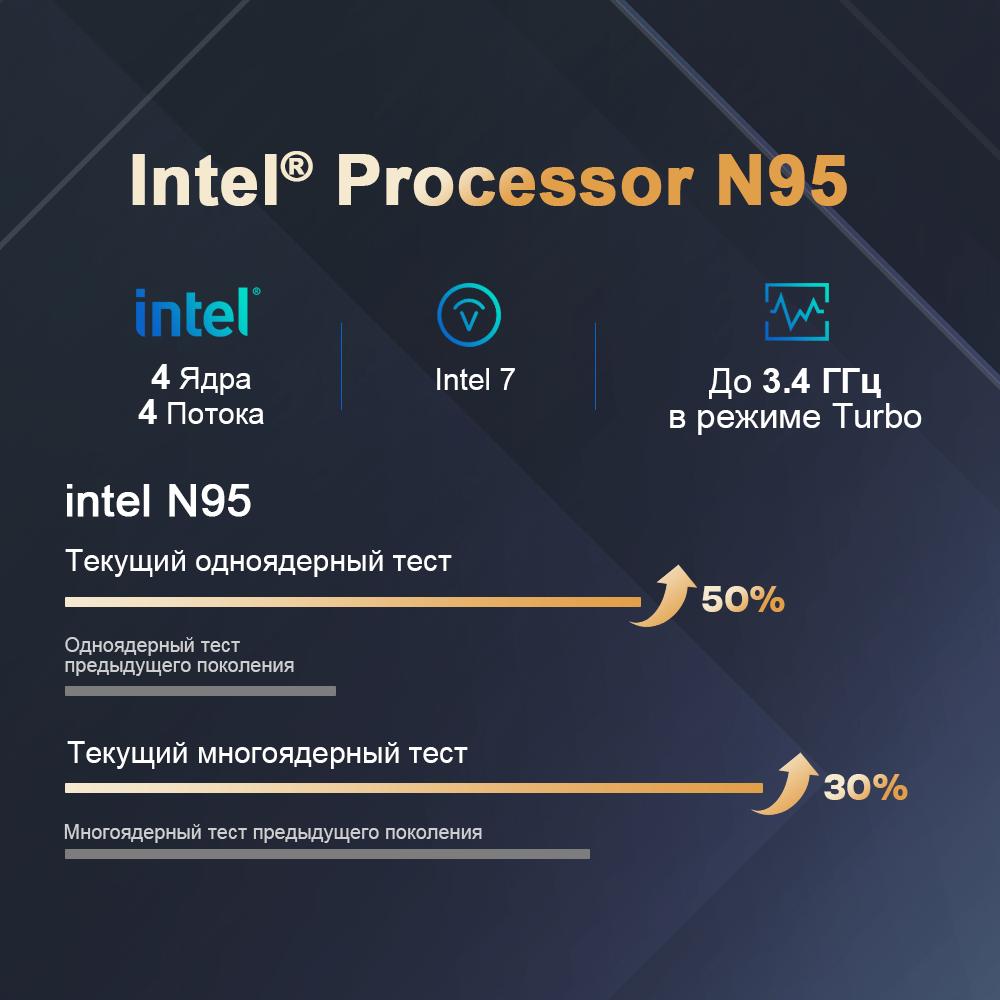 Laptop Ninkear N15 AIR N95 15.6'' 16G+512G SSD Intel UHD Graphics , 1920X1080 60Hz Refresh Rate