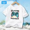 Summer Fashion Game Girl Boy T-Shirt Kids GamePad Graphic Tees Casual Short Sleeve Tops Round Neck Streetwear T Shirts YXJ01