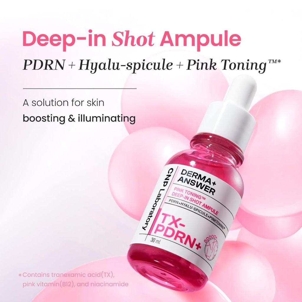 CNP Derma+ Answer Pink Toning Deep In Shot Ampulle 30ml, 15ml