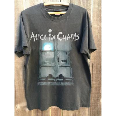 Alice In Chains Retro Classic Men and Women Adult Pure Cotton T-shirt Retro T-shirt Daily Outdoor Men  Women Fan Printed T-shirt