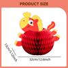 Horse Honeycomb Centerpiece Chinese Year Decoration Paper Ornament for