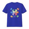Cute Puzzle Toy Pieces Autism Kind Awareness Womens Summer T Shirt Comfortable and Fashionable Top vintage Washed Breathable