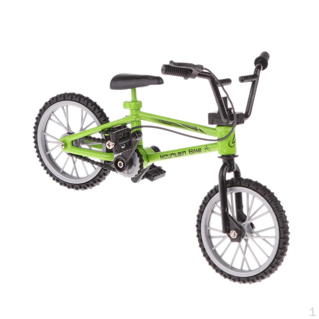 Пальчиковый Горный Велосипед BMX Велосипед Креативная Игрушка Подарок - Зеленый