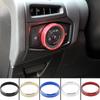 För Ford Focus 3 MK3 Kuga Escape 2012 - 2019 Strålkastare Strålkastare Strömbrytare Knapp Knopp Ring Cover Trim Interiörtillbehör