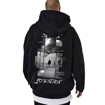 Rapper Tosman Man Album Grafik Hoodie Herren Damen Hip Hop Mode Popmusik Sweatshirt Herren Lässiger Vintage Pullover Streetwear
