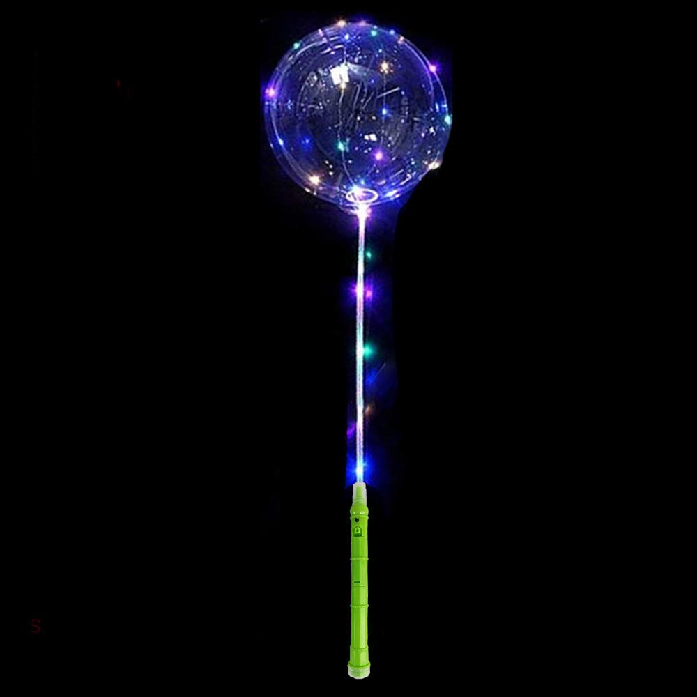 

20Inch Glow Clear Bubble Balloon LED Light Up BoBo Balloons for Baby Shower Christmas Birthday Party Valentine s Day Decorations 5pcs&20inch ціан