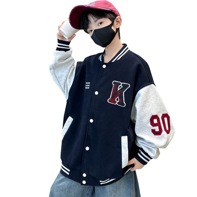 Boys' Stylish Baseball Jacket - 2025 New Autumn/Spring Collection
