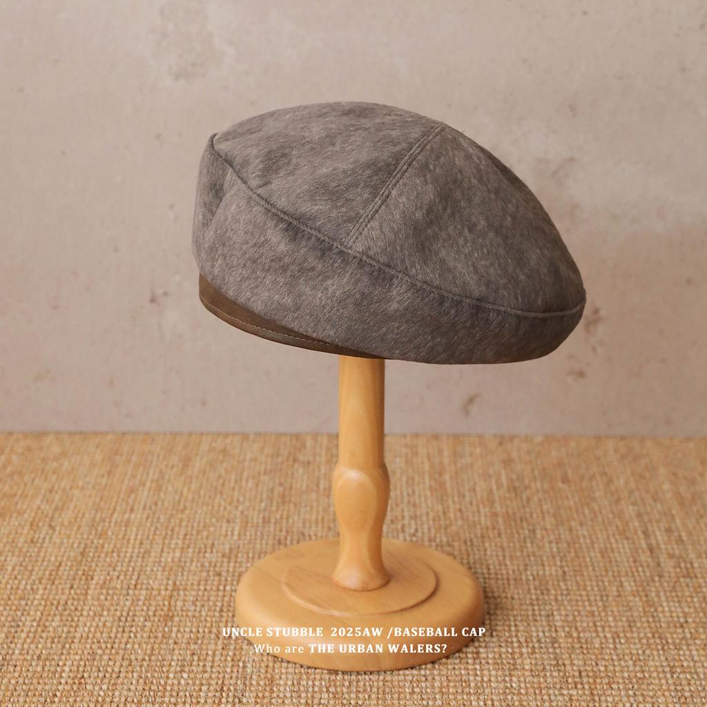 Korean Face Showing Beret for Women Autumn and Winter Retro Versatile Woolen Painter Hat  Fashionable and Warm Hot Girl Bud Hat