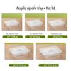 Qianxing Acrylic Square Serving Tray