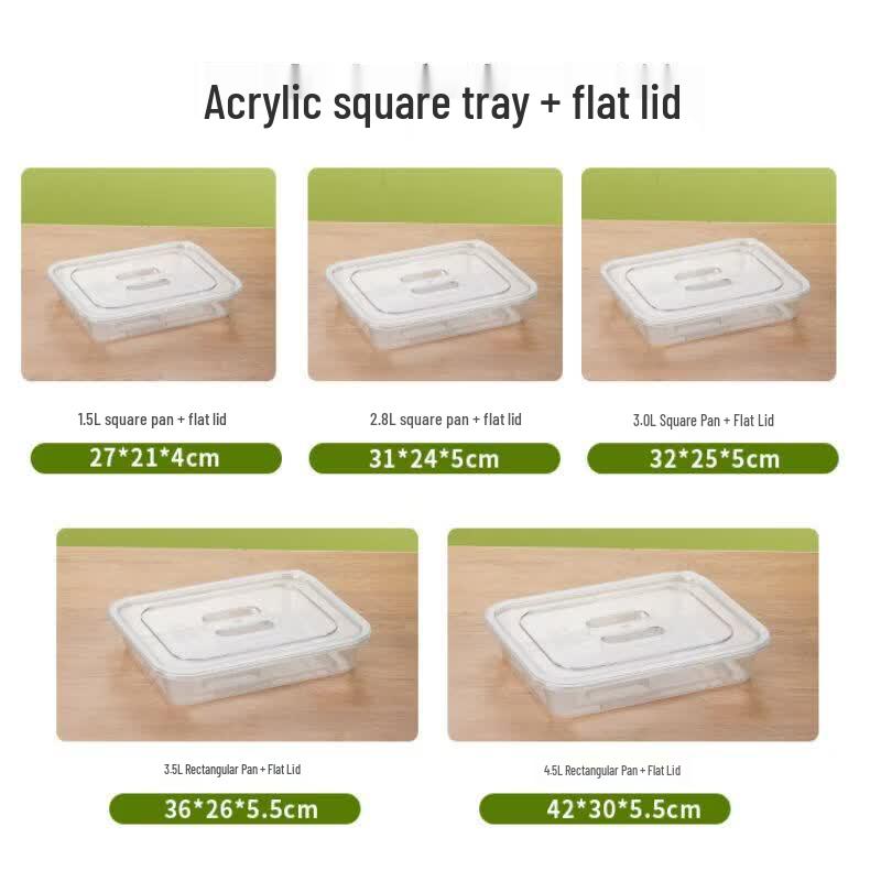 Qianxing Acrylic Square Serving Tray