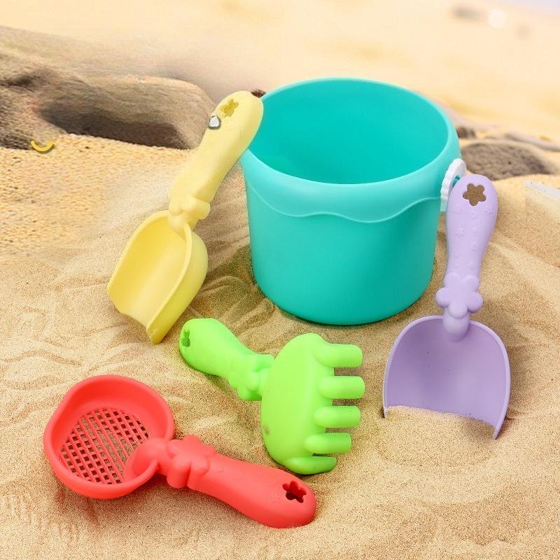 24PCS Beach Toys Sand Toys Set Kids Sandbox Toys Water Wheel Beach Tool Kit Bucket Watering Can Dump Truck Molds for Toddlers