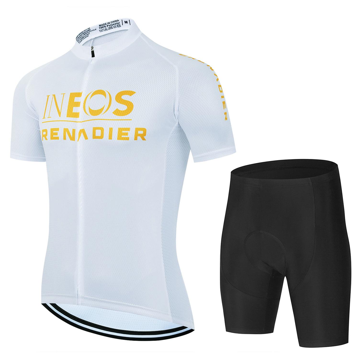 Road Cycling Clothes for Men Mtb Jersey Cycling Shoes Man Mountain Bike Jerseys Short Sets Bicycle Clothing Team Set Bib Shorts Asian Size - S