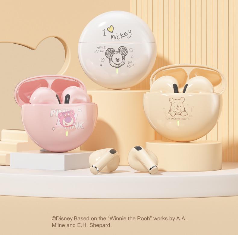 Disney K26 True Wireless Bluetooth Cartoon Earphones with Long Battery Life