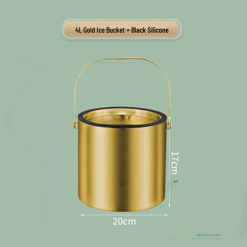 Stainless Steel Insulated Wine Ice Bucket