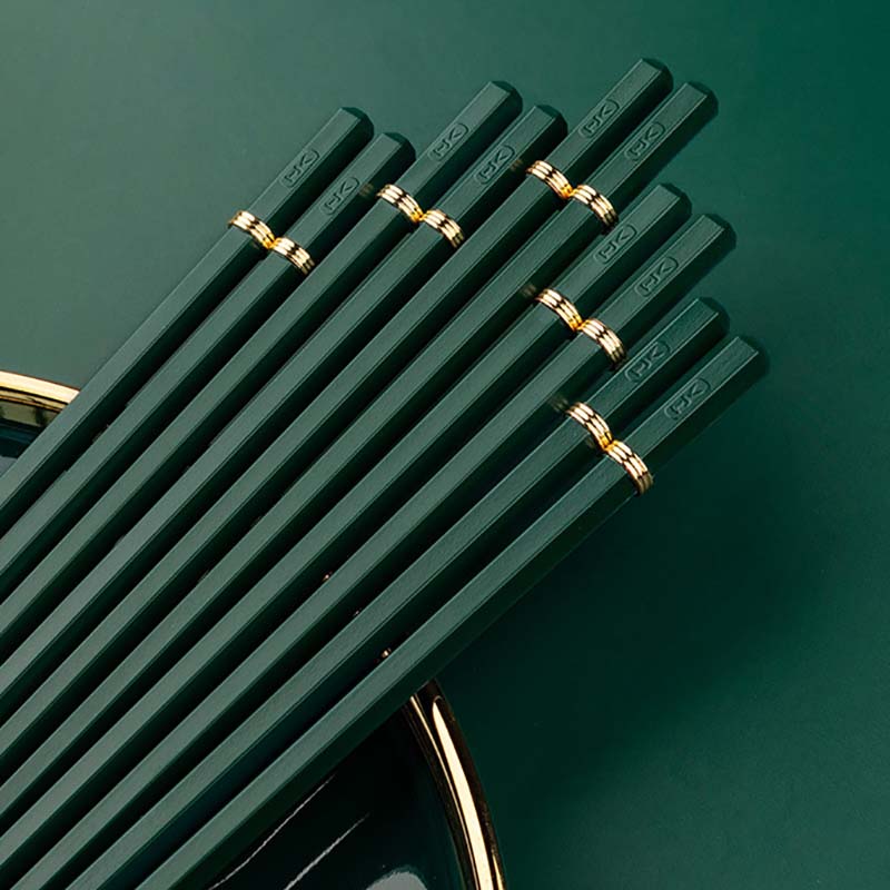 

Зеленые палочки для еды, суши, лапша, палочки для еды, корейская посуда, набор столовых приборов, кухонные принадлежности для бара, инструменты для приготовления пищи 5pairs зелёный