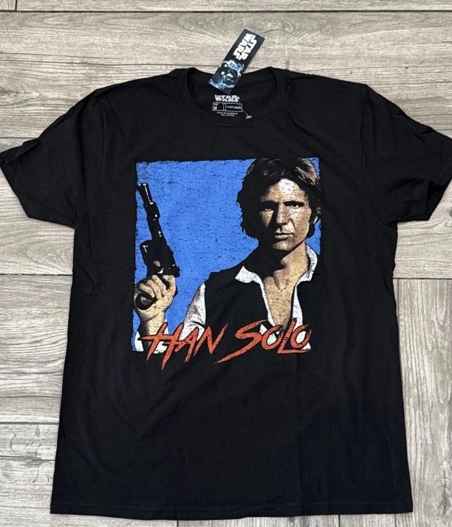 2018 Star Wars Han Solo T-Shirt Officially Licensed Size Medium M