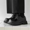 Fashion Platform Derby Shoes for Men with A High-end and Niche Design,height-increasing Insoles Mens Leather Shoes British Formal Shoes