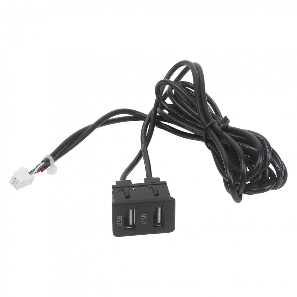 6 Pin USB Port Car Navigation USB Interface Dual USB Panel 6-pin Connector