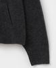 MILLO ARCHIVE Roang Knit Zip-Up Hoodie [Melange Black]