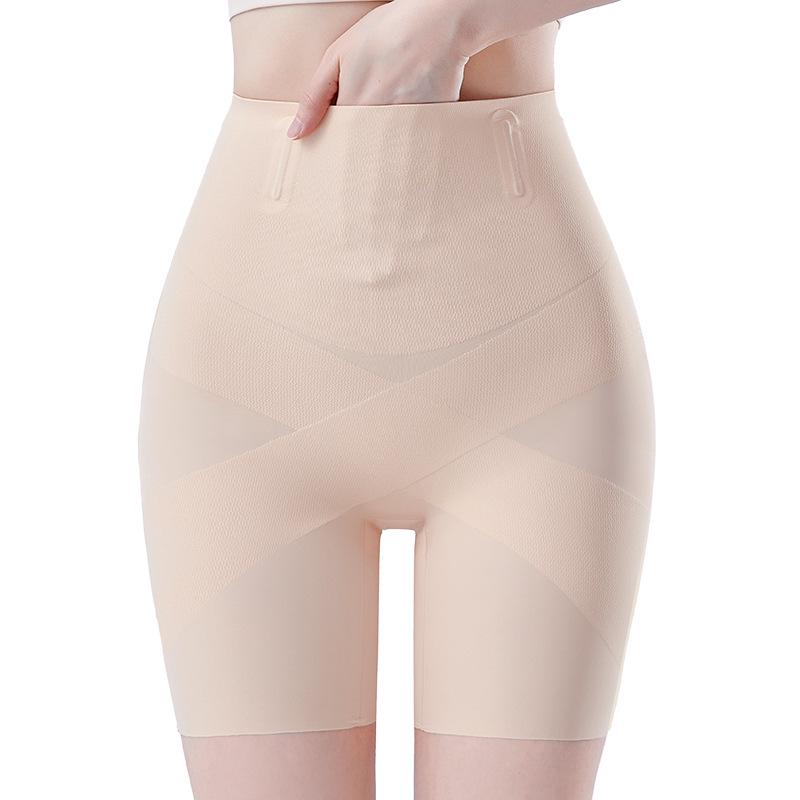Women's High Waist Tummy Control Antibacterial Shaping Leggings - Breathable, Hip-Lifting, Anti-Exposure Summer Safety Pants