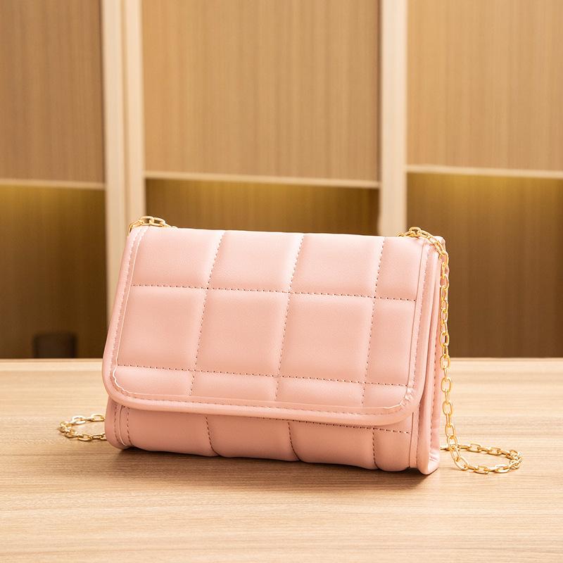 Bag Women's Casual Fashion One Shoulder Crossbody Chain Small Square Bag A New Bag Cover Type Women's Bag