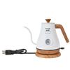 Stainless Steel Electric Hand Brewed Coffee Pot Fine Mouthed Gooseneck Temperature Controlled Coffee Thermos Electric Kettle